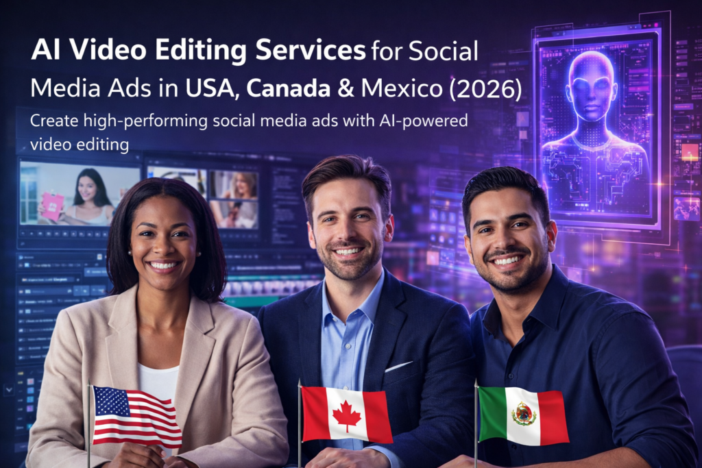 AI UGC video ads for ecommerce brands in USA Canada and Mexico